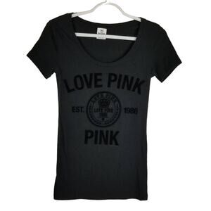 Victoria's Secret Pink Summer Classic Black Shirt XS